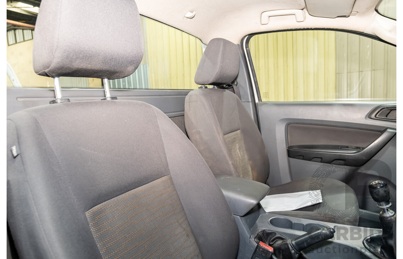 3/2015 Ford Ranger XL 2.2 Hi-Rider (4x2) PX 2d C/Chas White Turbo Diesel 2.2L