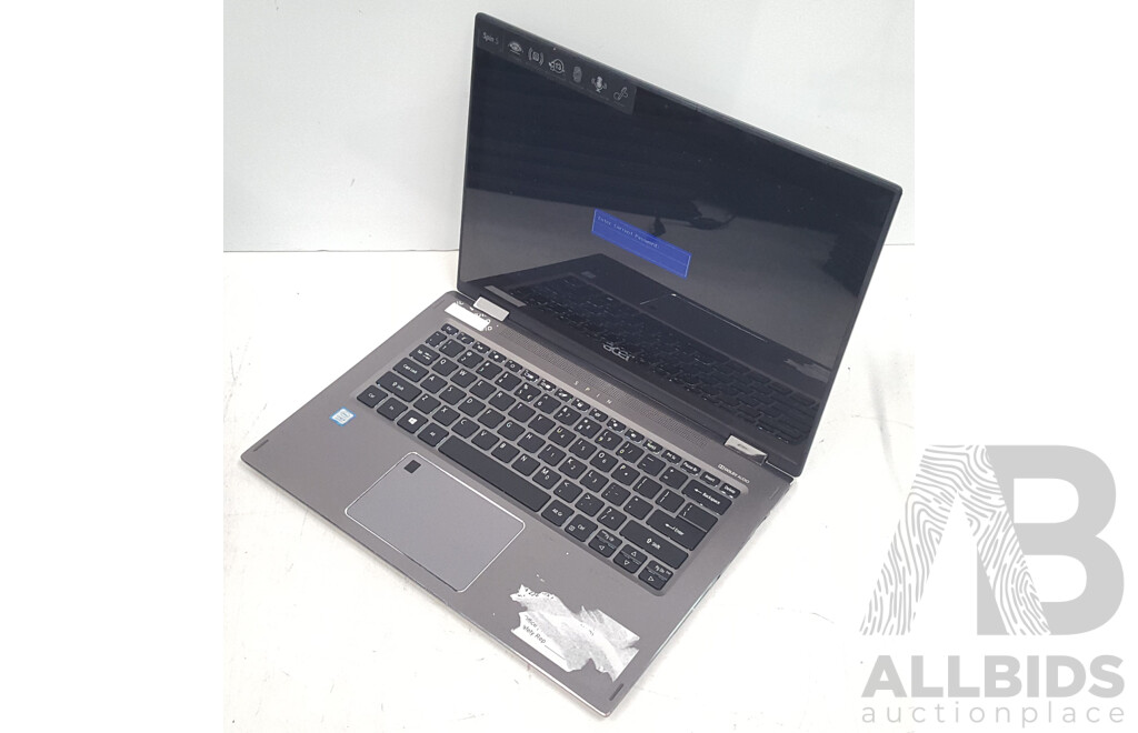 Acer (SP513-52N-58E1) Spin 5 Intel Core i5 (8250U) 1.60GHz-3.40GHz 4-Core CPU 13-Inch Convertible Touchscreen Laptop
