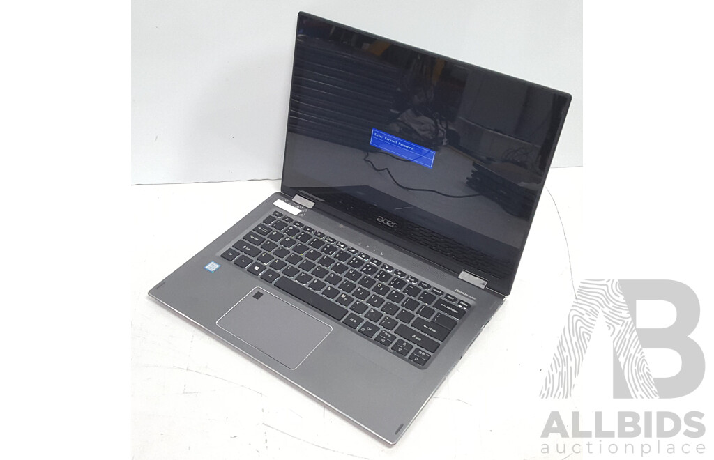 Acer (SP513-52N-58E1) Spin 5 Intel Core i5 (8250U) 1.60GHz-3.40GHz 4-Core CPU 13-Inch Convertible Touchscreen Laptop w/ Power Supply