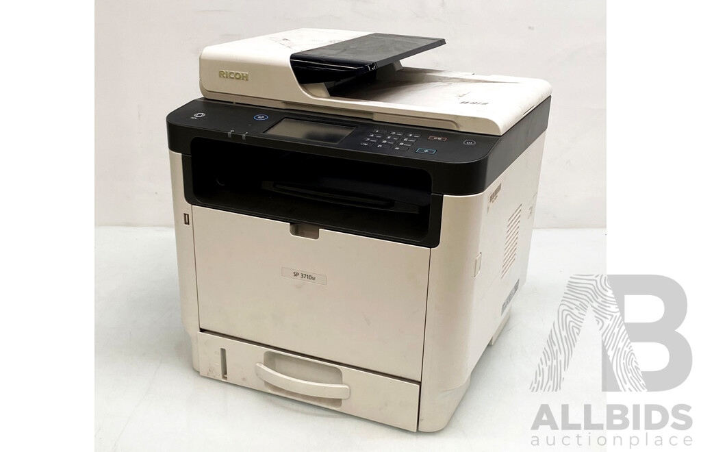 Ricoh (A8P79A) SP 3710SF Black and White Multifunction Printer