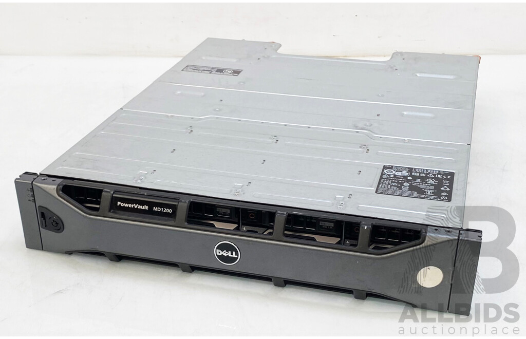 Dell (E03J) Powervault MD1200 SAS Storage Arrays W/ 72TB Storage