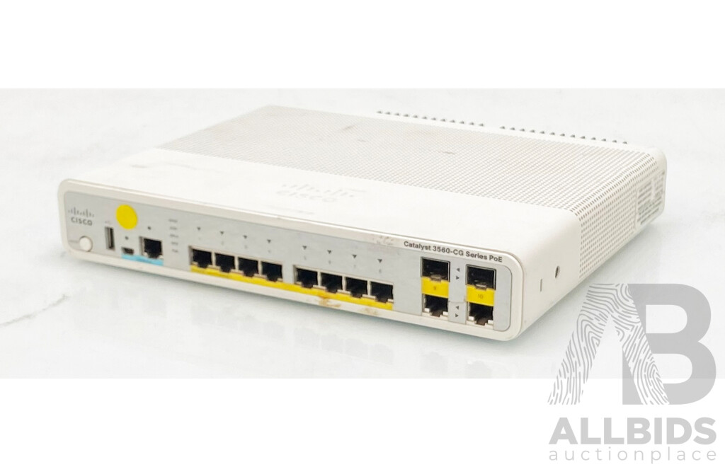 Switch Cisco Catalyst 3560 Series PoE-8 - 8 Ports - Occasion Bon état