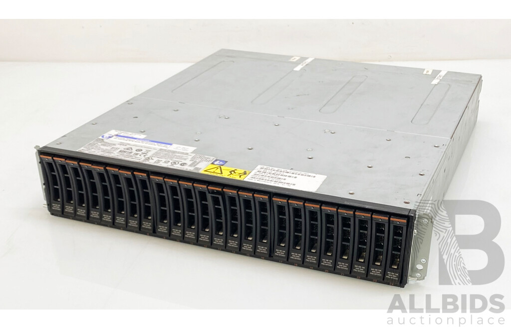 IBM (00Y2613) Storwize V3700 SFF 2RU Dual Control Enclosure W/ 14.4TB Storage