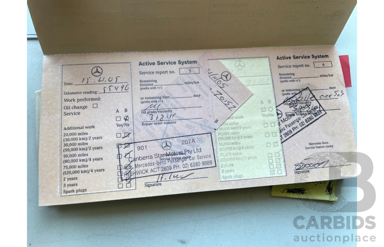 7/2001 Mercedes-Benz C180 Classic W203 4d Sedan Green 2.0L