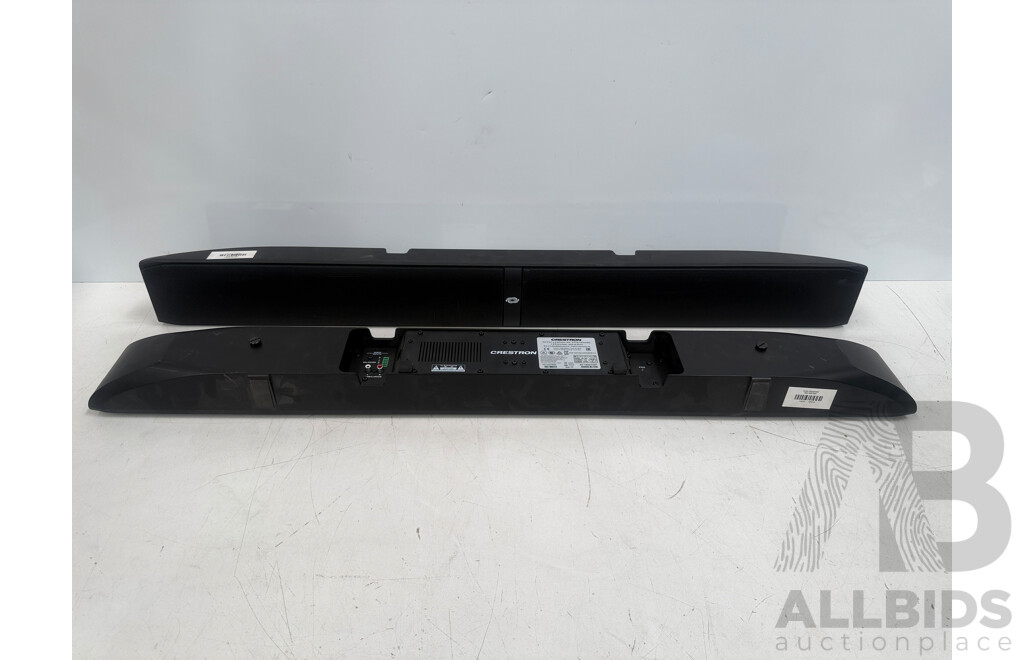 2x Crestron Saros SB200 Sound Bar