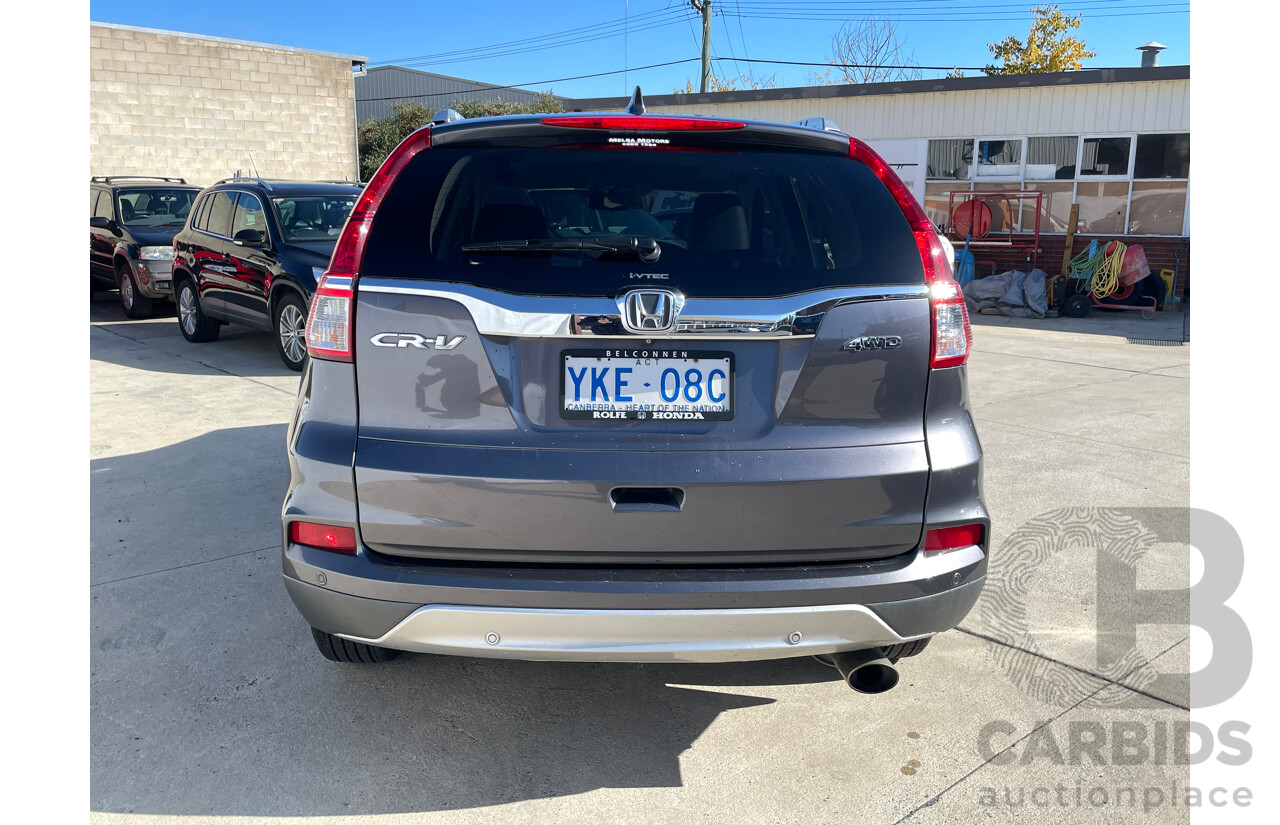 1/2015 Honda CRV Vti-L (4x4) 30 MY14 4d Wagon Grey 2.4L