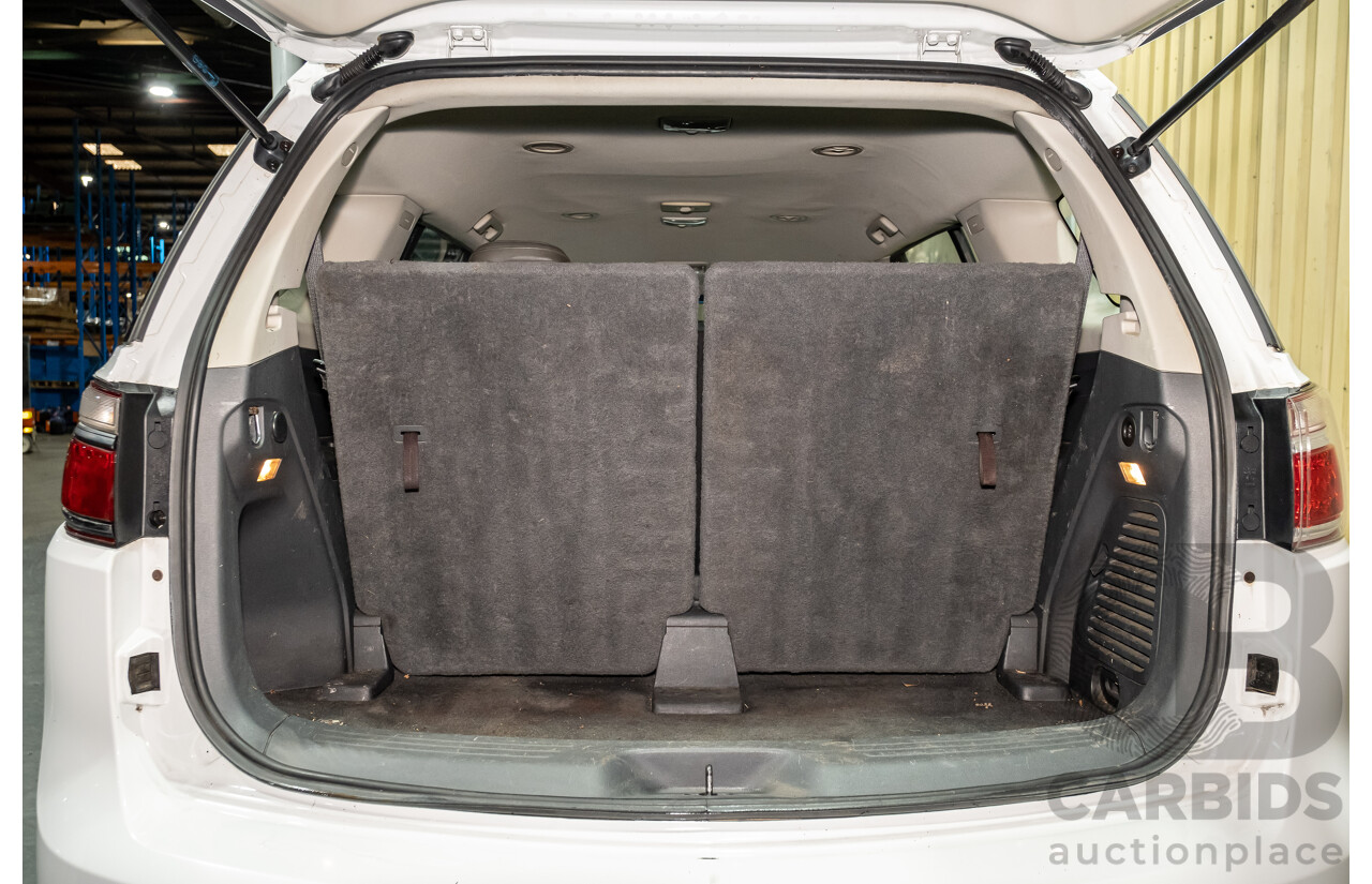 8/2013 Holden Colorado 7 LTZ (4x4) RG 4d Wagon White Turbo Diesel 2.8L - 7 Seater