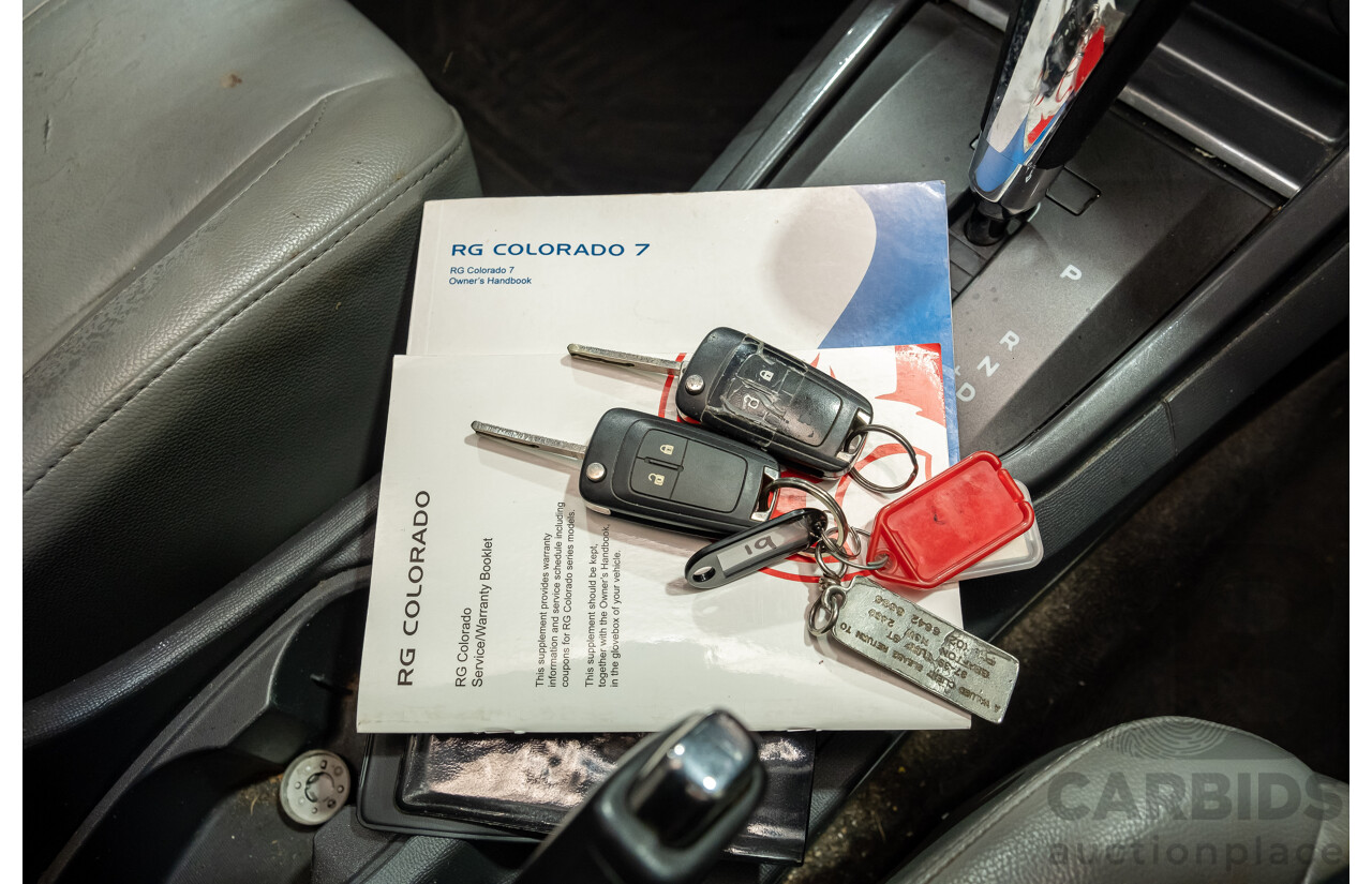 8/2013 Holden Colorado 7 LTZ (4x4) RG 4d Wagon White Turbo Diesel 2.8L - 7 Seater