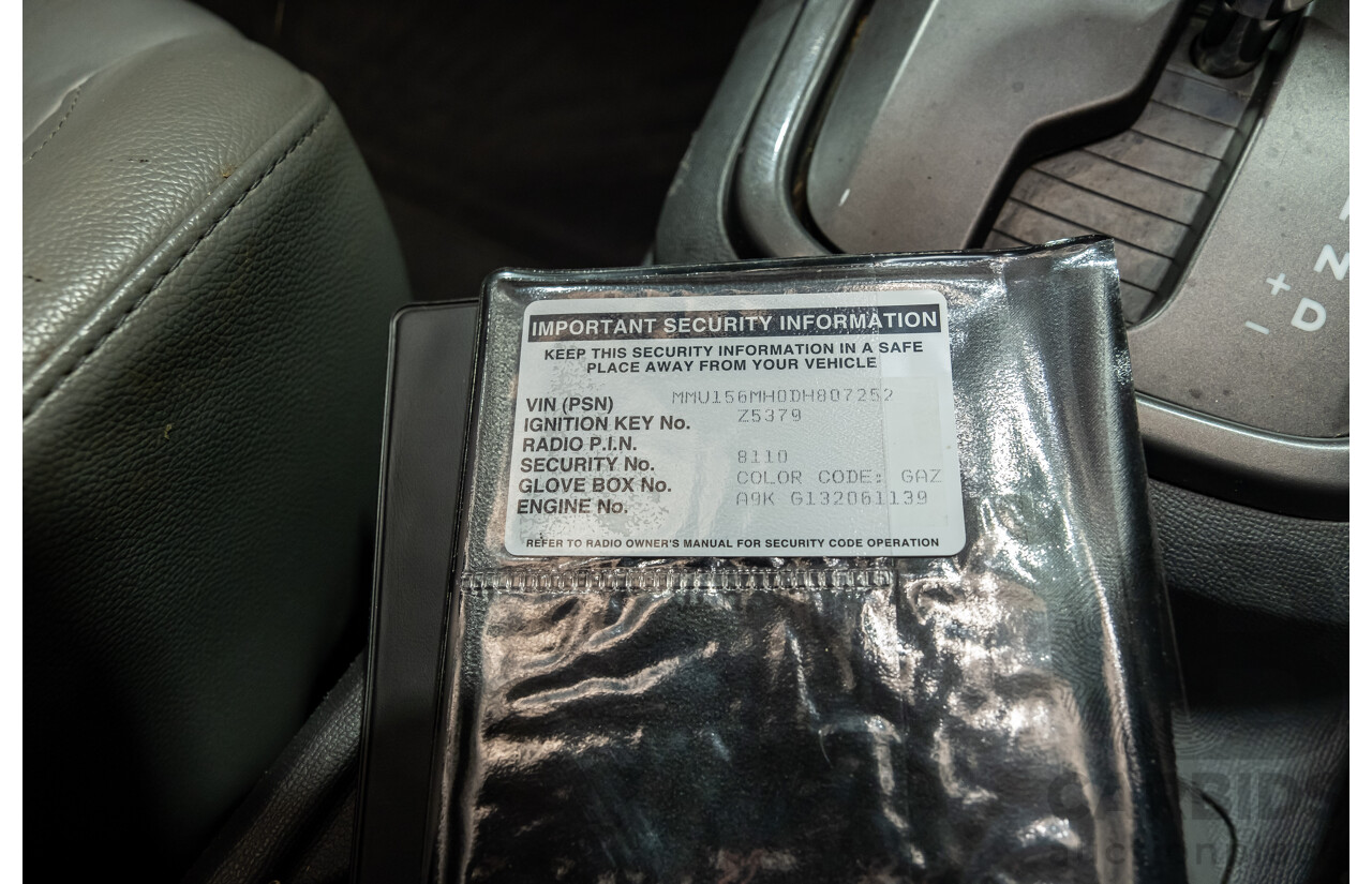 8/2013 Holden Colorado 7 LTZ (4x4) RG 4d Wagon White Turbo Diesel 2.8L - 7 Seater