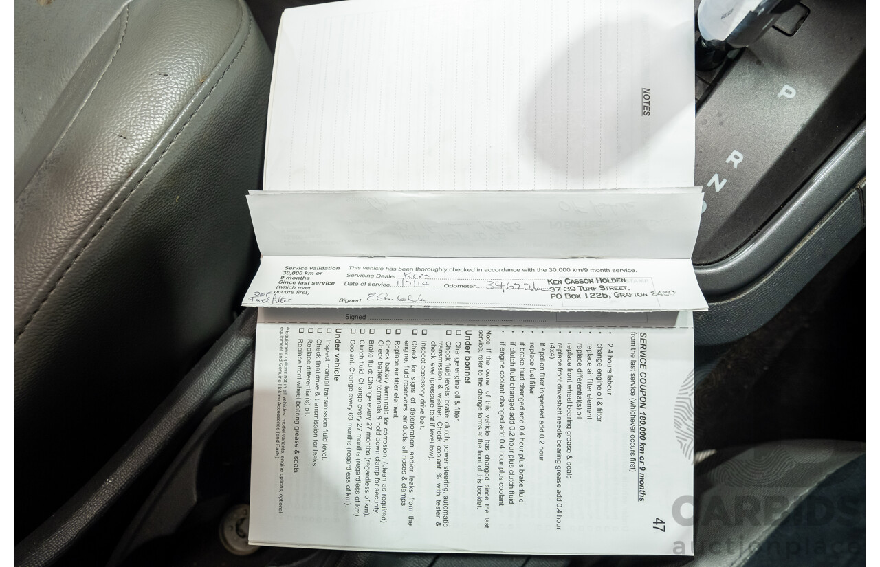 8/2013 Holden Colorado 7 LTZ (4x4) RG 4d Wagon White Turbo Diesel 2.8L - 7 Seater