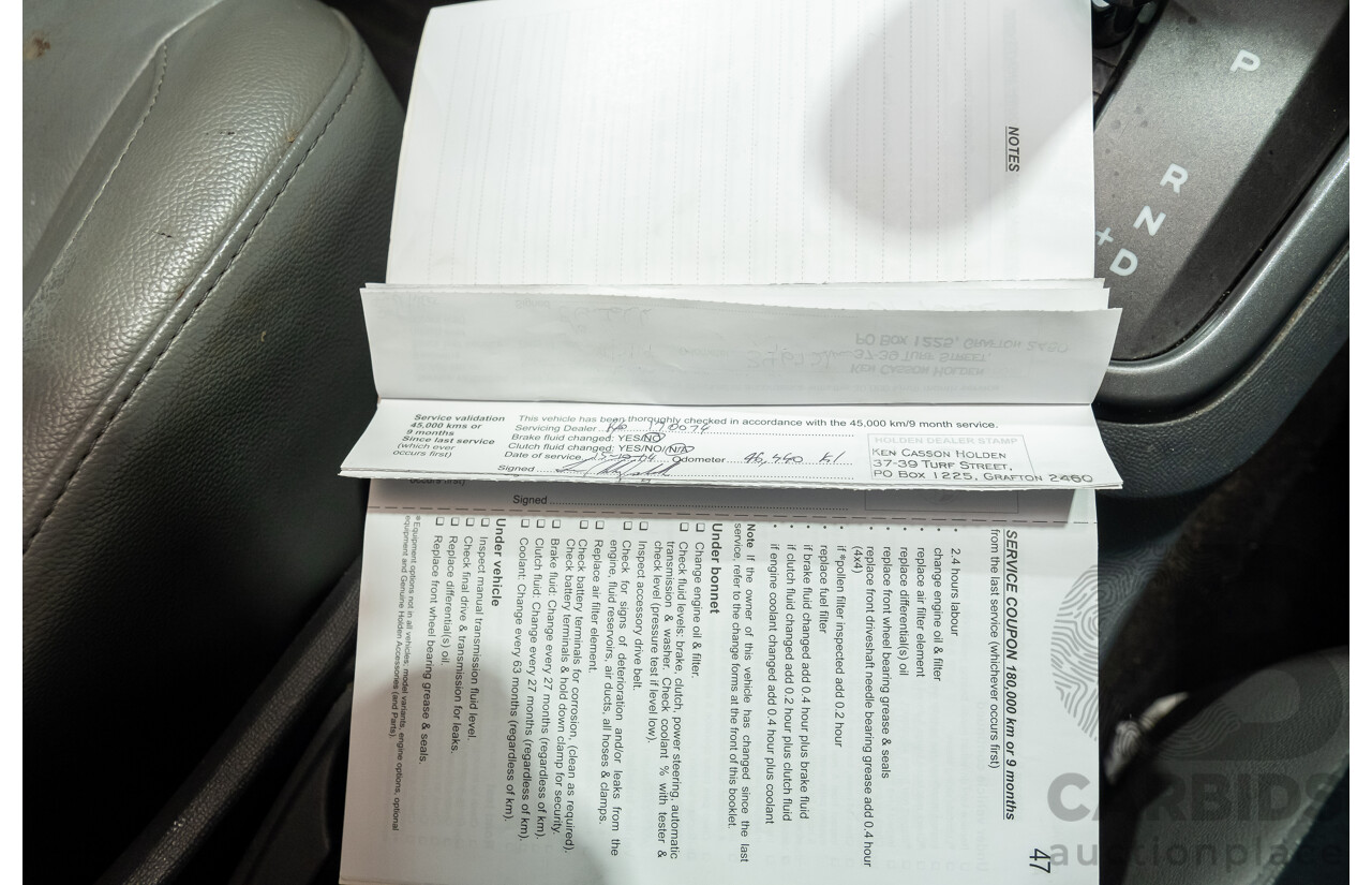 8/2013 Holden Colorado 7 LTZ (4x4) RG 4d Wagon White Turbo Diesel 2.8L - 7 Seater