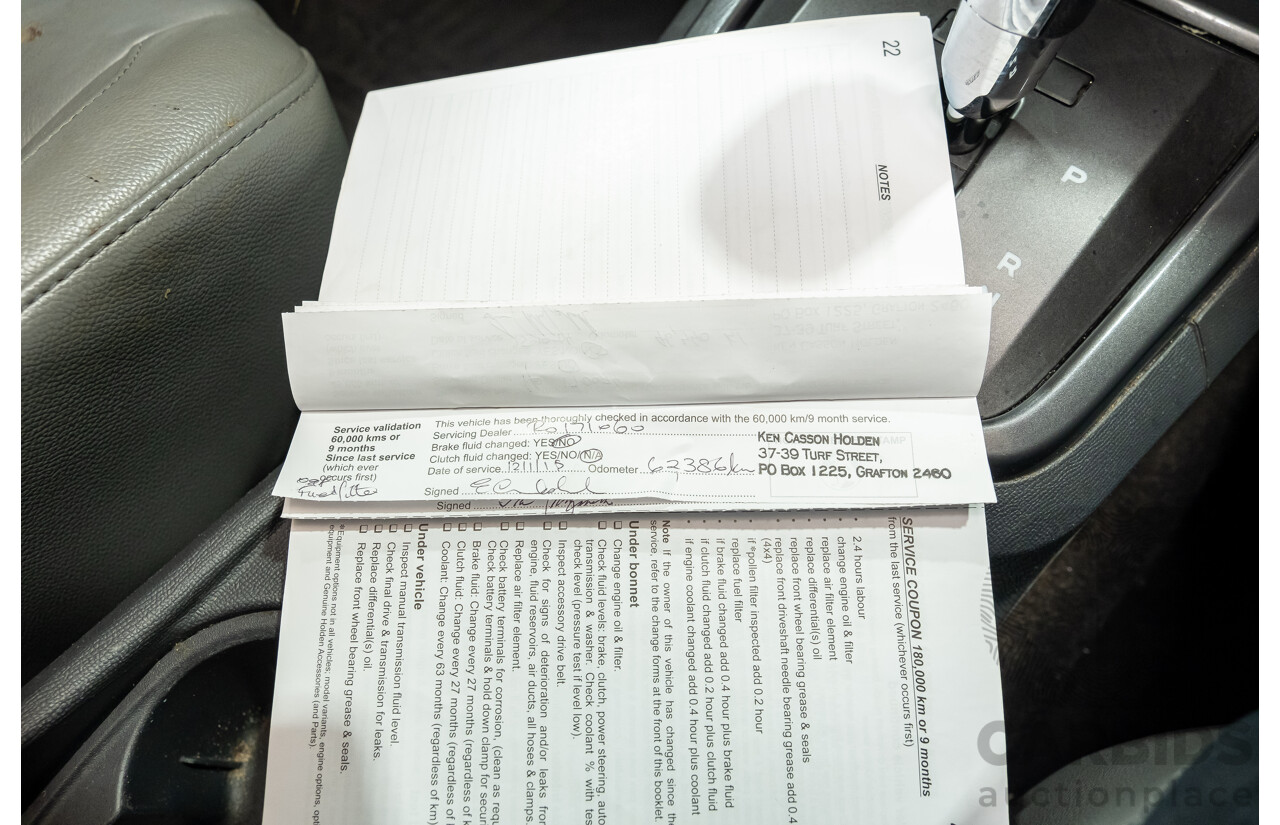 8/2013 Holden Colorado 7 LTZ (4x4) RG 4d Wagon White Turbo Diesel 2.8L - 7 Seater