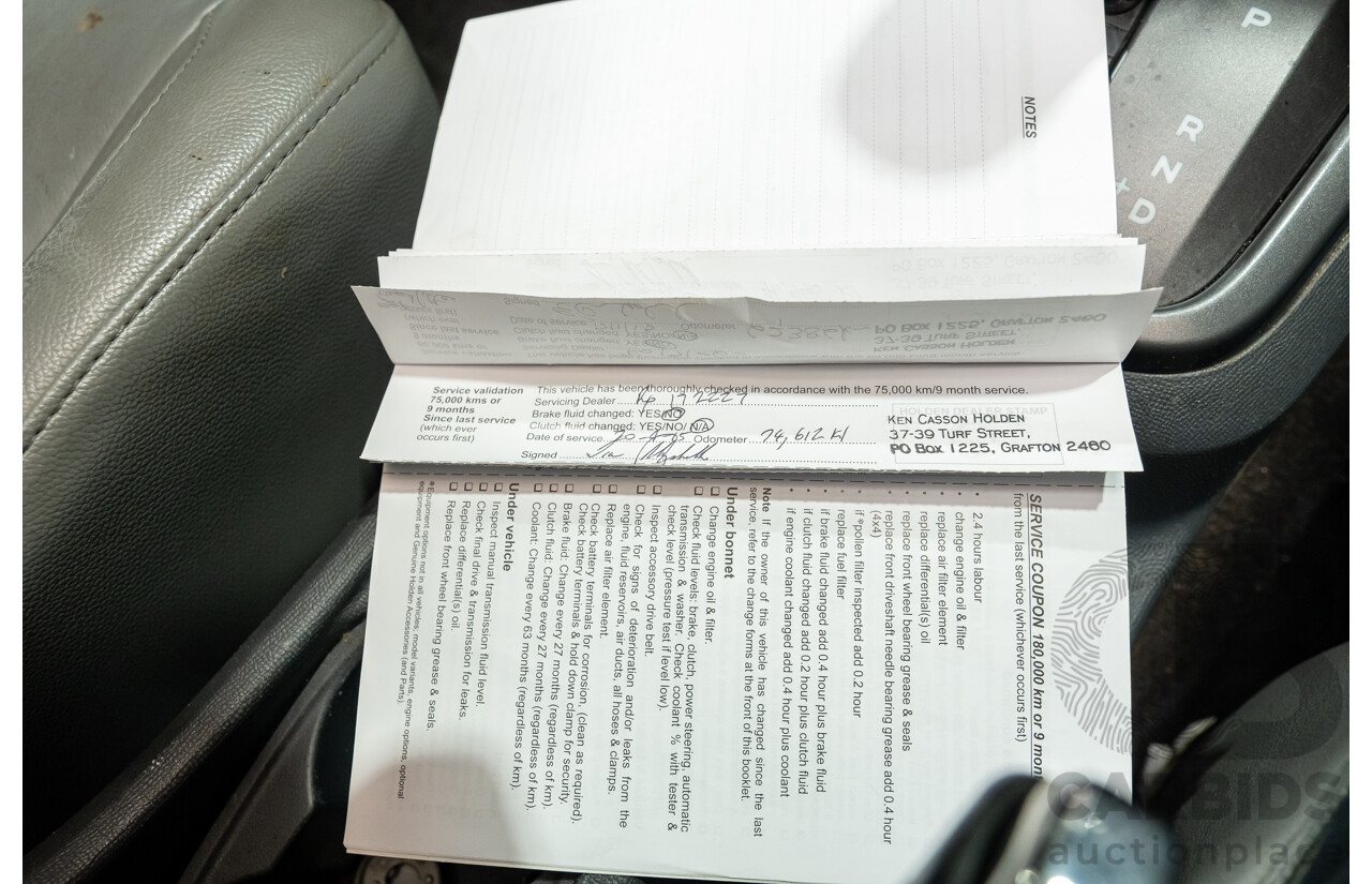 8/2013 Holden Colorado 7 LTZ (4x4) RG 4d Wagon White Turbo Diesel 2.8L - 7 Seater