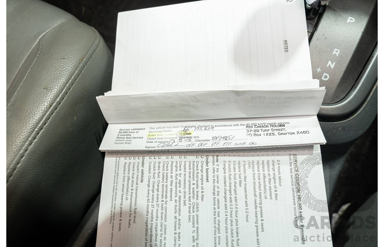 8/2013 Holden Colorado 7 LTZ (4x4) RG 4d Wagon White Turbo Diesel 2.8L - 7 Seater