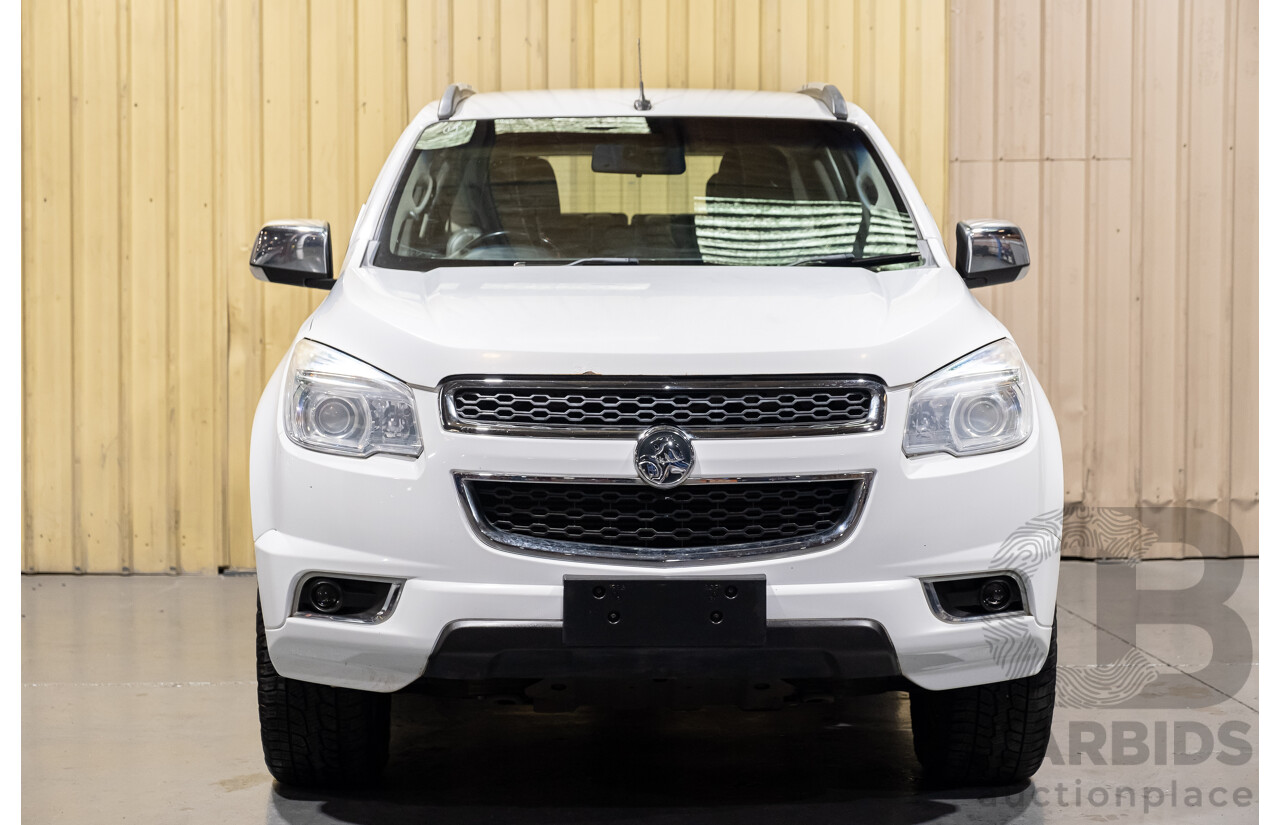 8/2013 Holden Colorado 7 LTZ (4x4) RG 4d Wagon White Turbo Diesel 2.8L - 7 Seater