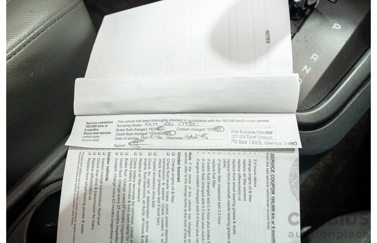 8/2013 Holden Colorado 7 LTZ (4x4) RG 4d Wagon White Turbo Diesel 2.8L - 7 Seater