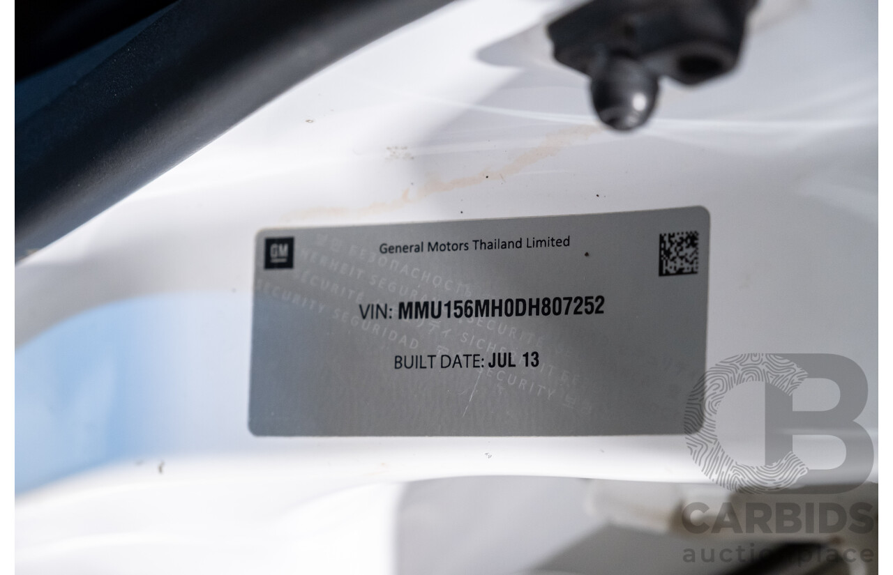 8/2013 Holden Colorado 7 LTZ (4x4) RG 4d Wagon White Turbo Diesel 2.8L - 7 Seater