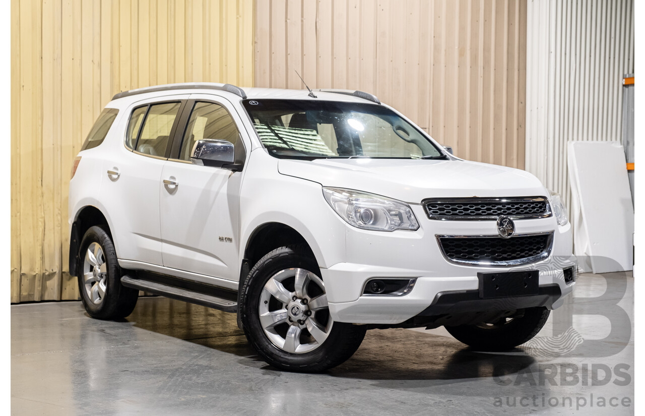 8/2013 Holden Colorado 7 LTZ (4x4) RG 4d Wagon White Turbo Diesel 2.8L - 7 Seater