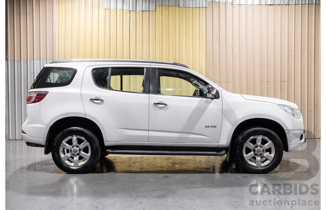 8/2013 Holden Colorado 7 LTZ (4x4) RG 4d Wagon White Turbo Diesel 2.8L - 7 Seater