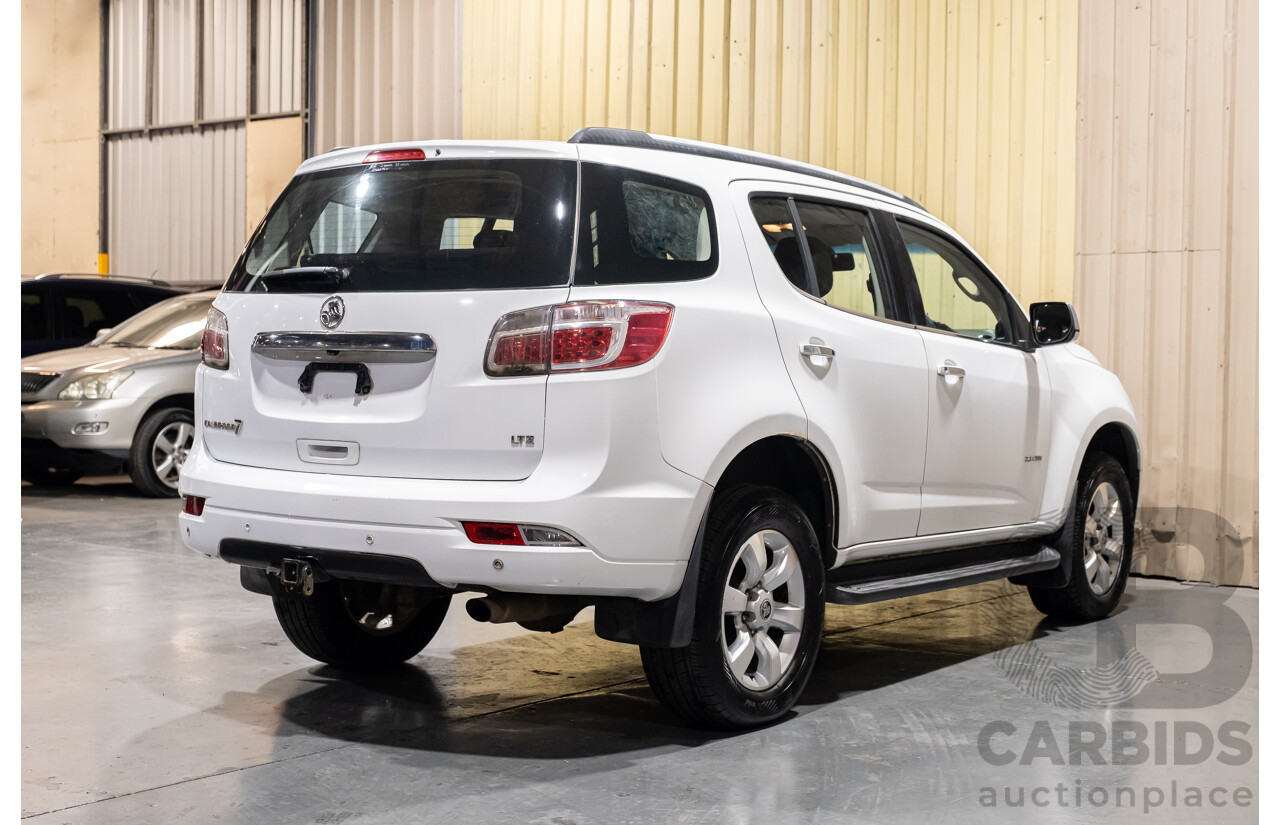 8/2013 Holden Colorado 7 LTZ (4x4) RG 4d Wagon White Turbo Diesel 2.8L - 7 Seater