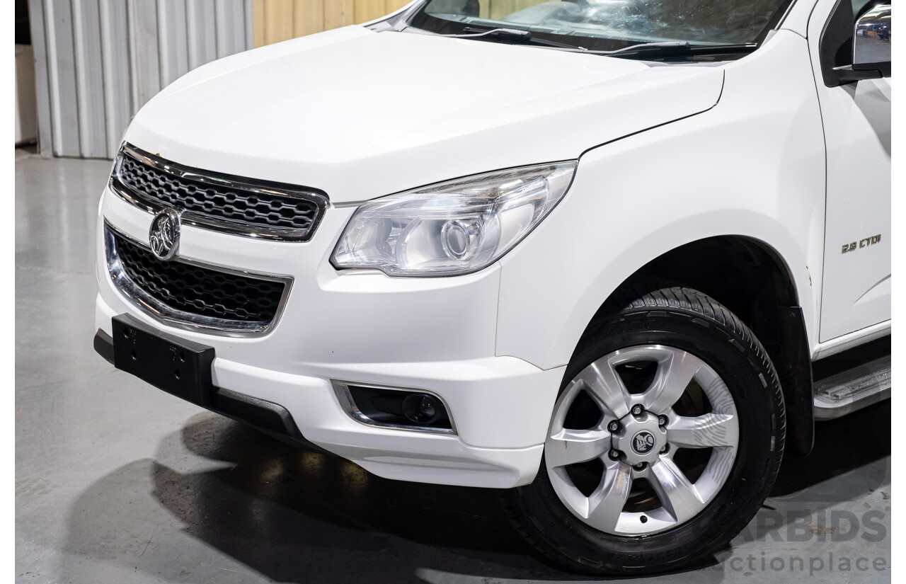 8/2013 Holden Colorado 7 LTZ (4x4) RG 4d Wagon White Turbo Diesel 2.8L - 7 Seater