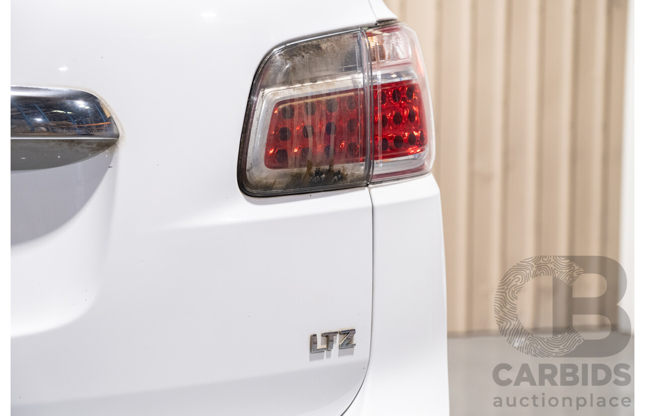 8/2013 Holden Colorado 7 LTZ (4x4) RG 4d Wagon White Turbo Diesel 2.8L - 7 Seater