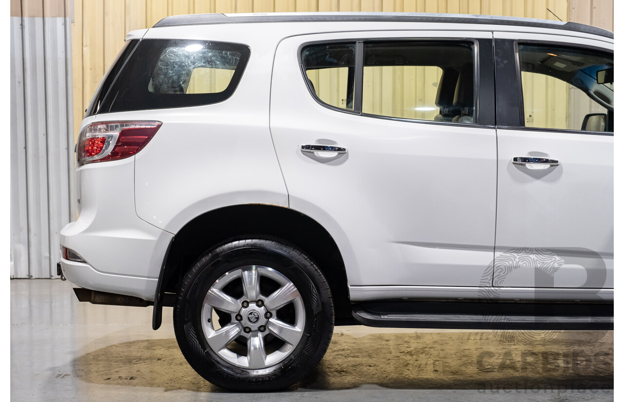 8/2013 Holden Colorado 7 LTZ (4x4) RG 4d Wagon White Turbo Diesel 2.8L - 7 Seater