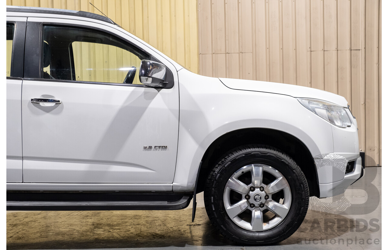 8/2013 Holden Colorado 7 LTZ (4x4) RG 4d Wagon White Turbo Diesel 2.8L - 7 Seater