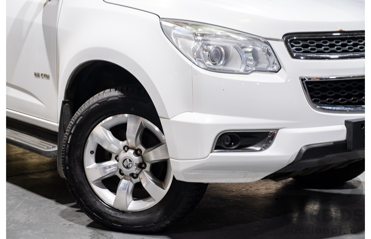 8/2013 Holden Colorado 7 LTZ (4x4) RG 4d Wagon White Turbo Diesel 2.8L - 7 Seater