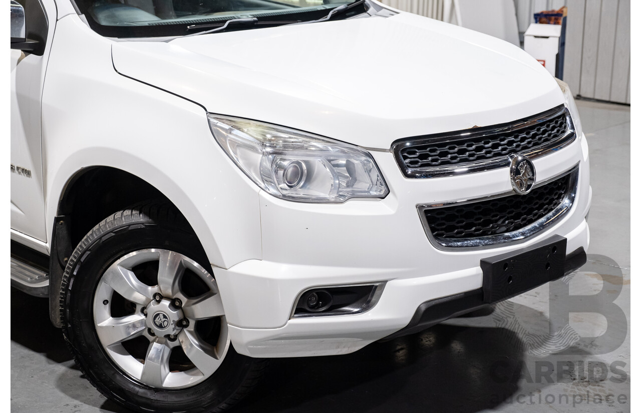 8/2013 Holden Colorado 7 LTZ (4x4) RG 4d Wagon White Turbo Diesel 2.8L - 7 Seater