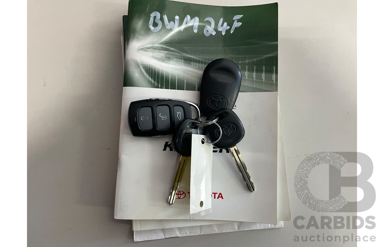 10/2009 Toyota Kluger KX-R (4x4) 7 SEAT GSU45R 4d Wagon Gold 3.5L