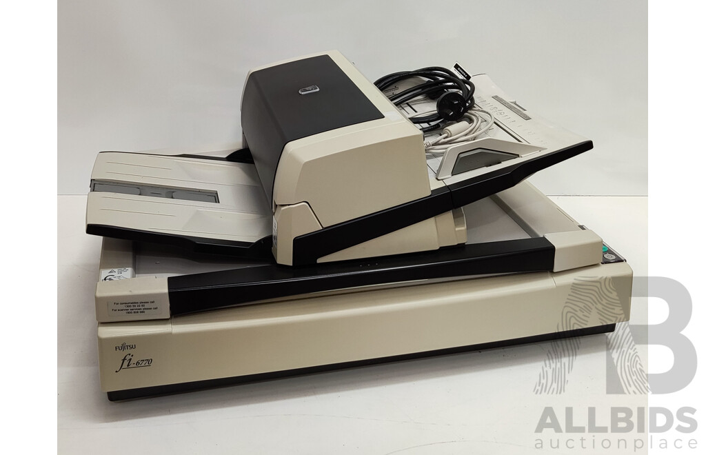 Fujitsu (Fi-6770) Flatbed Scanner