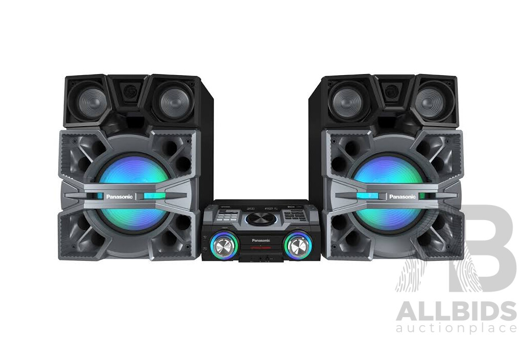 PANASONIC MAX SYSTEM 4000W 2.0CH 4GB MEMORY SOUND SYSTEM - ORP $1399.00
