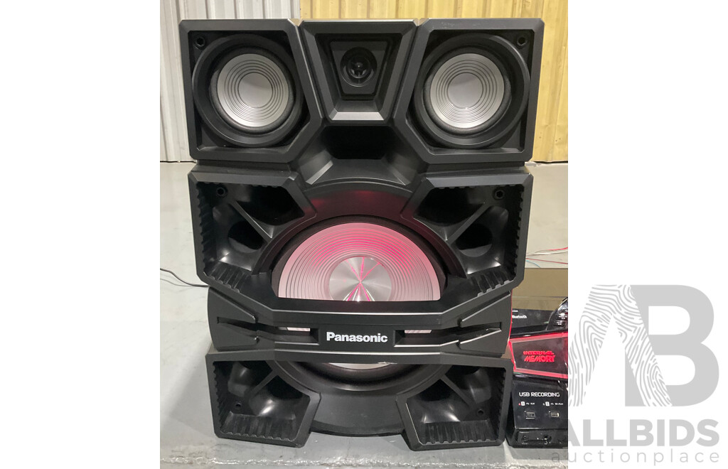 PANASONIC MAX SYSTEM 4000W 2.0CH 4GB MEMORY SOUND SYSTEM - ORP $1399.00