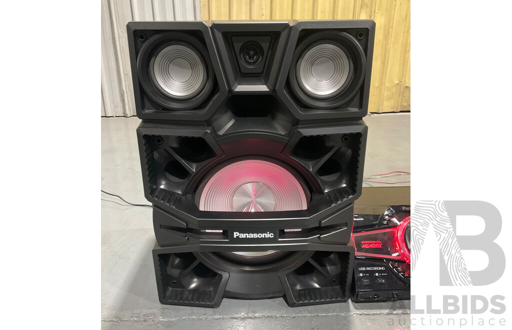 PANASONIC MAX SYSTEM 4000W 2.0CH 4GB MEMORY SOUND SYSTEM - ORP $1399.00