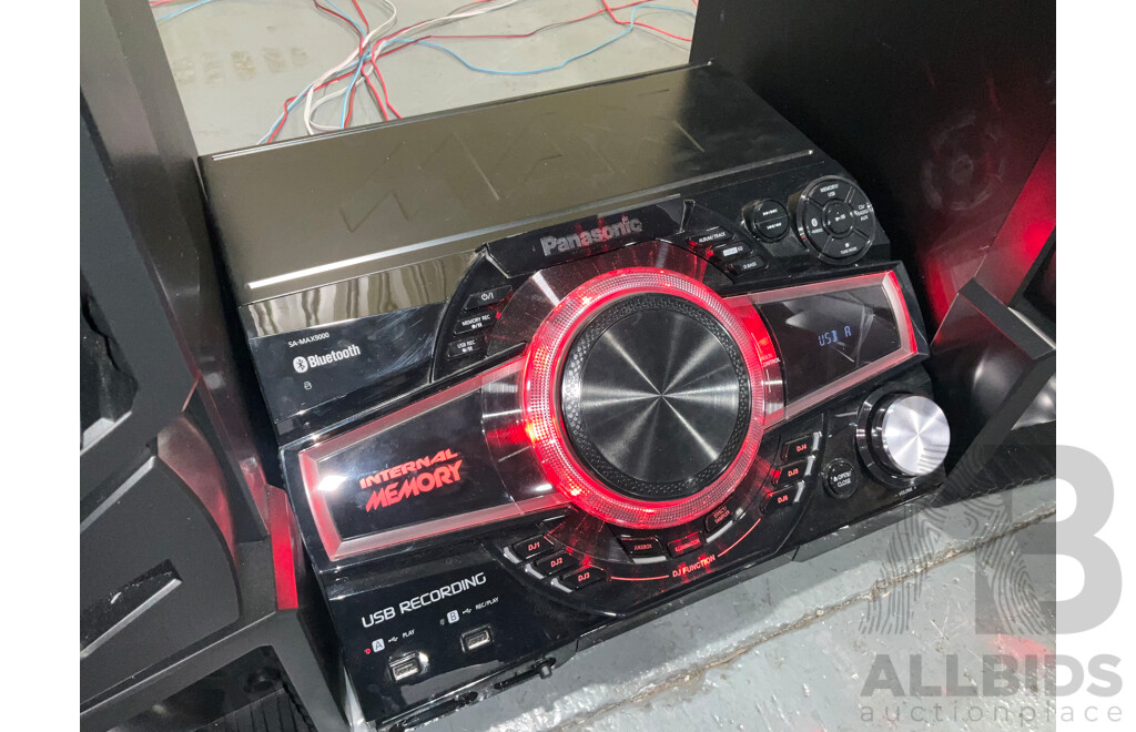 PANASONIC MAX SYSTEM 4000W 2.0CH 4GB MEMORY SOUND SYSTEM - ORP $1399.00
