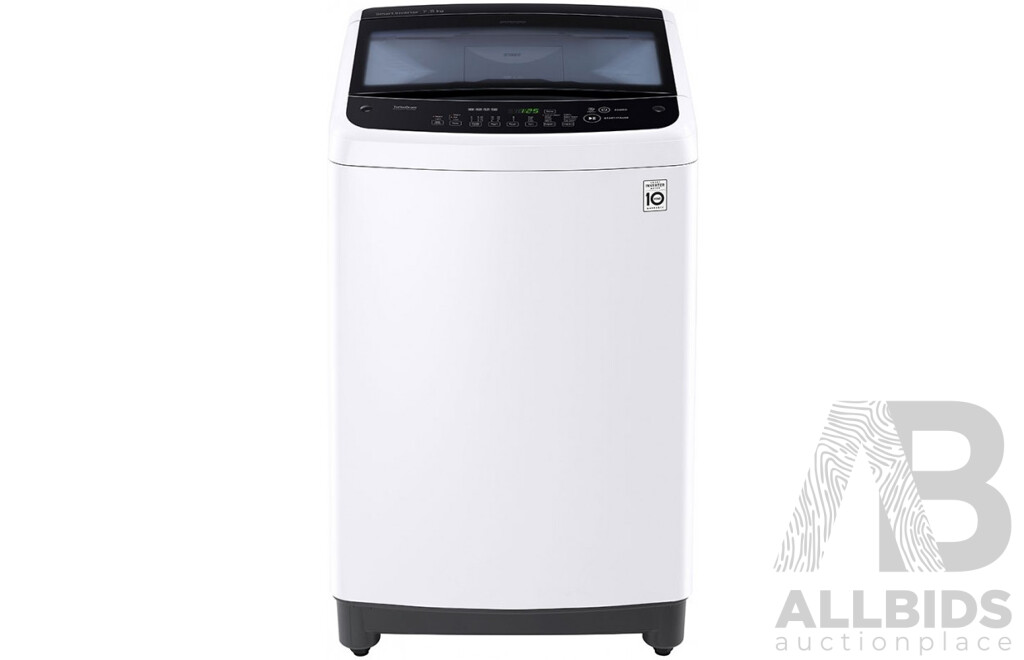 LG 7.5kg Top Load Washing Machine with Smart Inverter Motor - ORP $959
