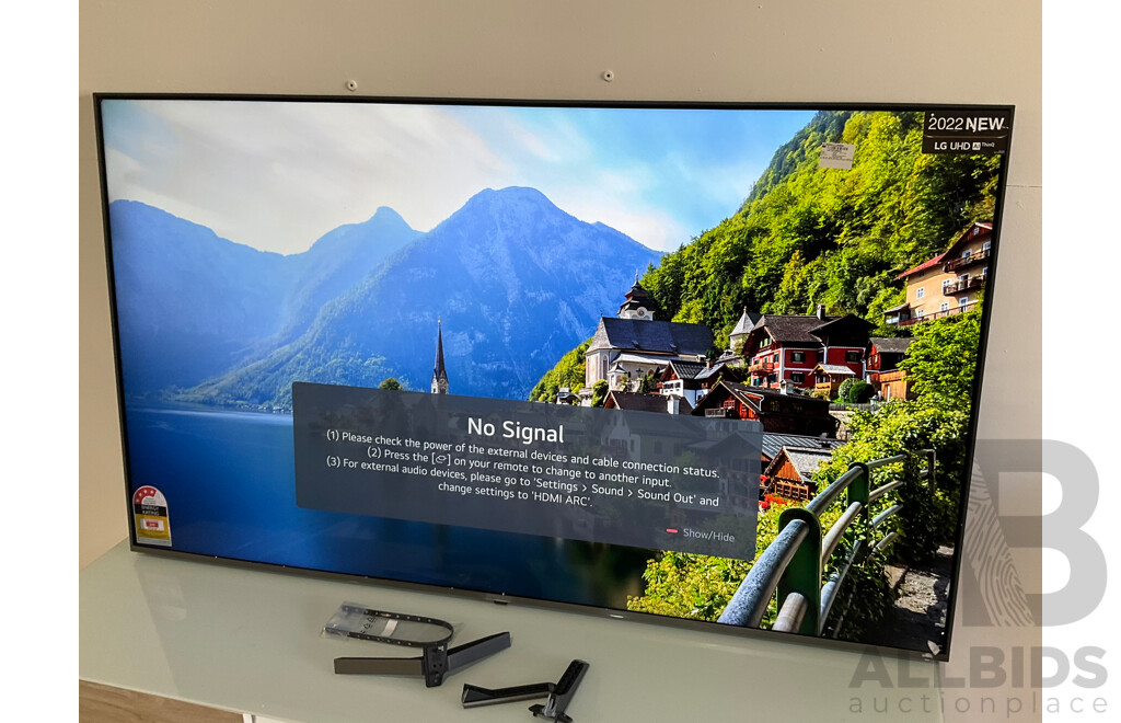 LG UQ90 65 Inch 4K Smart UHD TV with AI Sound Pro (65UQ9000PSD) - Estimated ORP $1195