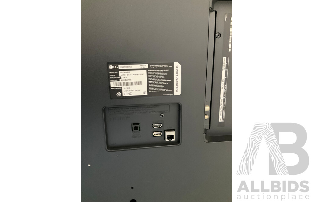 LG UQ90 65 Inch 4K Smart UHD TV with AI Sound Pro (65UQ9000PSD) - Estimated ORP $1195