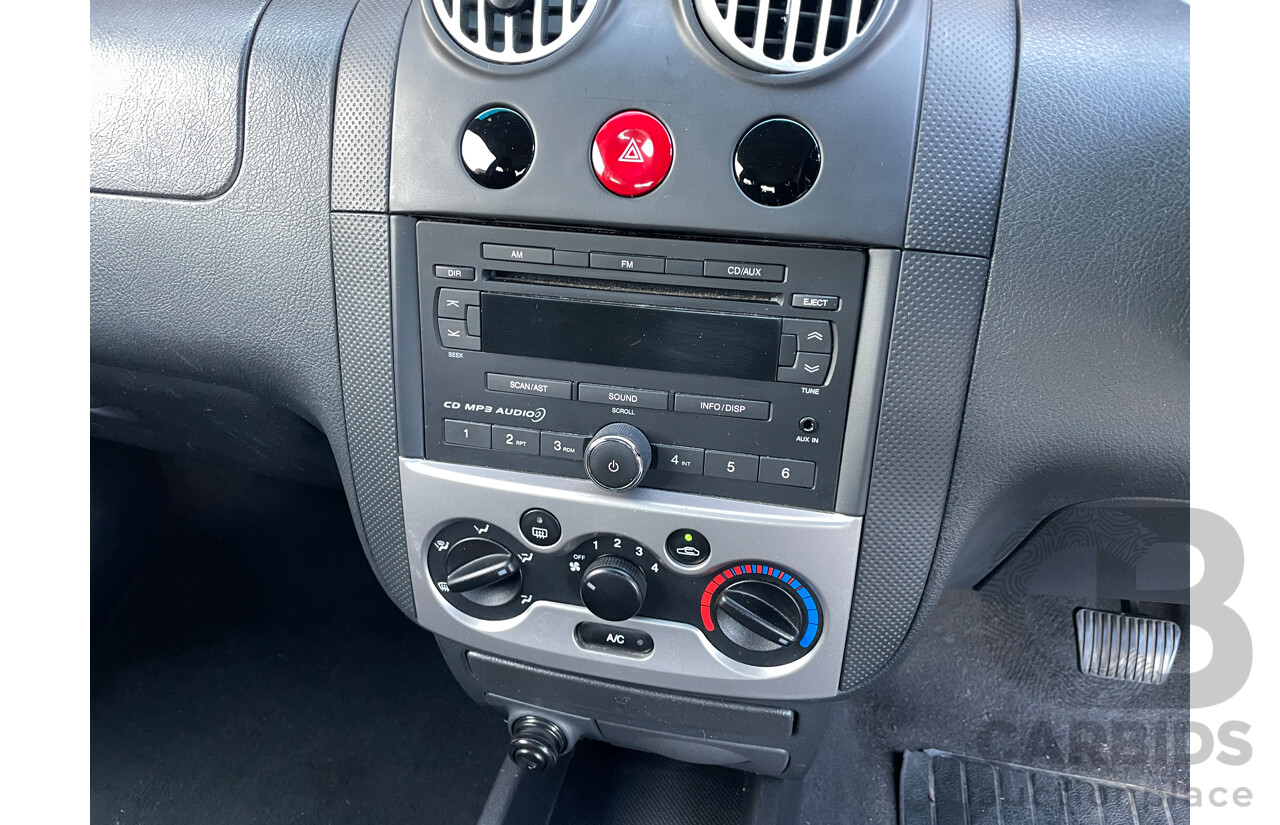 2/2008 Holden Barina  TK MY08 3d Hatchback Blue 1.6L