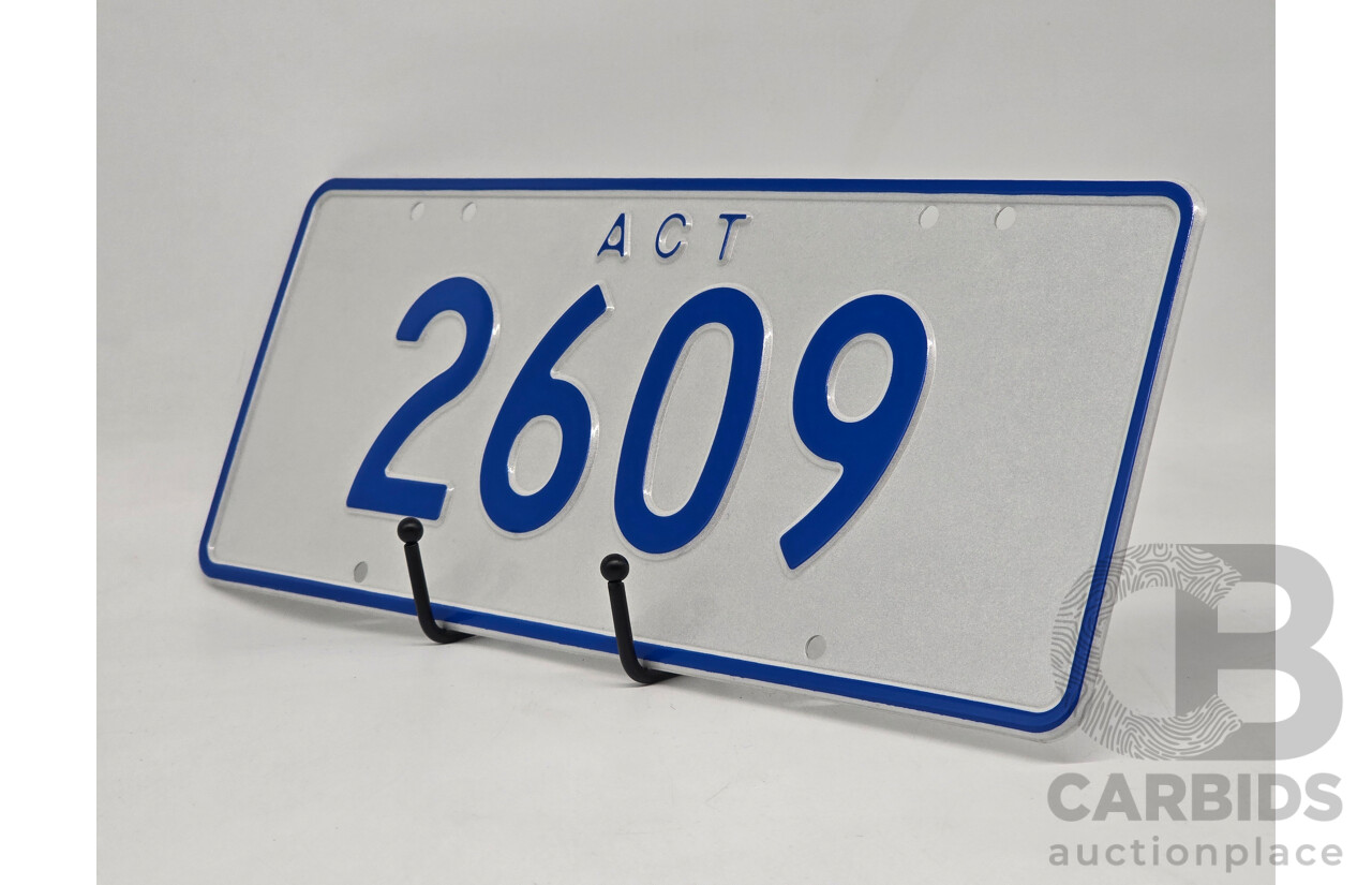 ACT 4-Digit Number Plate - 2609