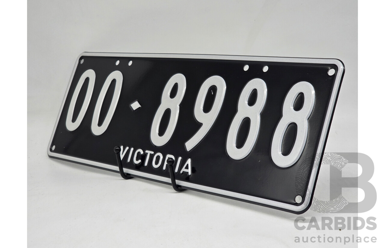 Victorian VIC Custom 6 - Digit Character Number Plate - 00.8988