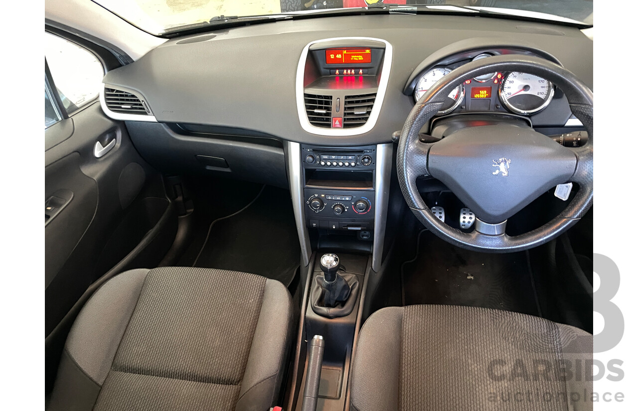 9/2012 Peugeot 207 Sportium S.E.  5d Hatchback Silver 1.6L