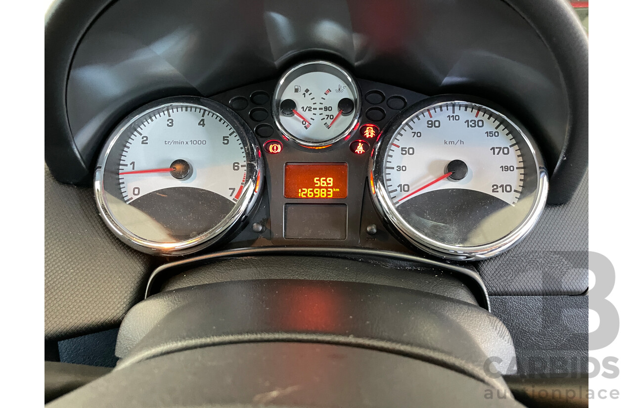 9/2012 Peugeot 207 Sportium S.E.  5d Hatchback Silver 1.6L