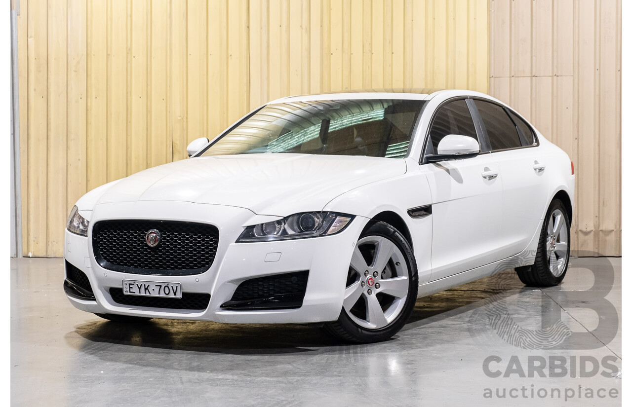 3/2016 Jaguar XF X260 Sedan - White - 2016