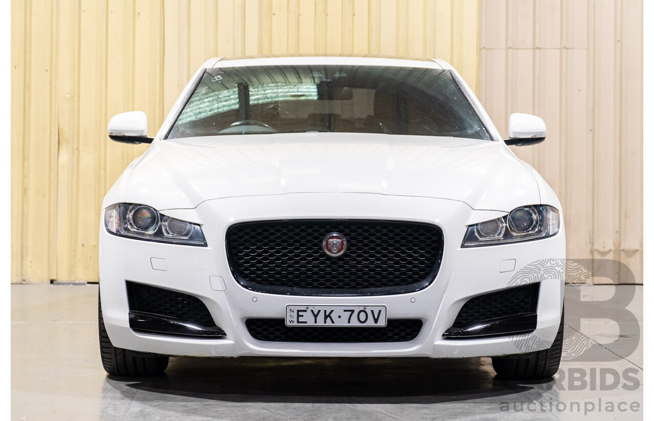 3/2016 Jaguar XF X260 Sedan - White - 2016