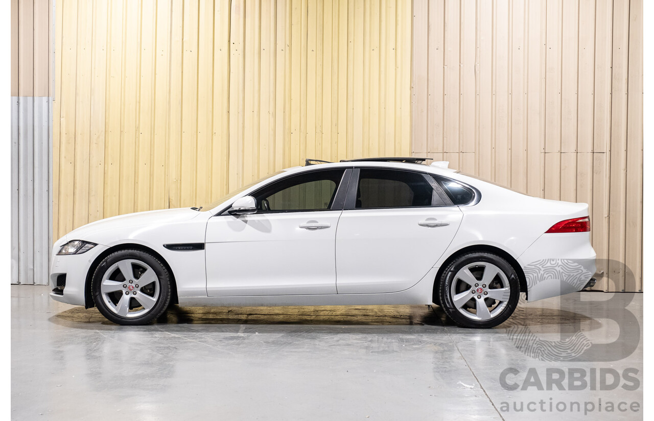 3/2016 Jaguar XF X260 Sedan - White - 2016
