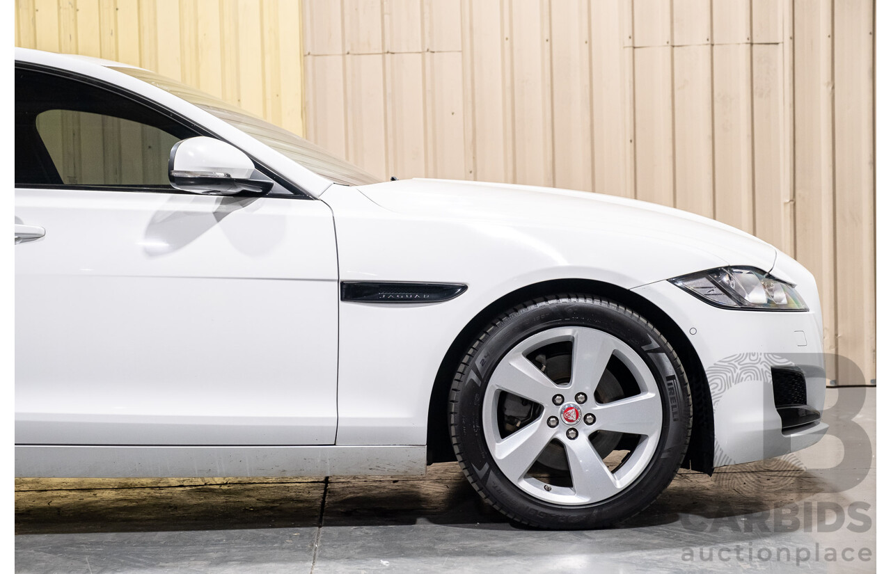 3/2016 Jaguar XF X260 Sedan - White - 2016
