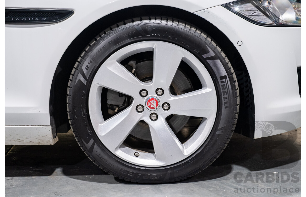 3/2016 Jaguar XF X260 Sedan - White - 2016
