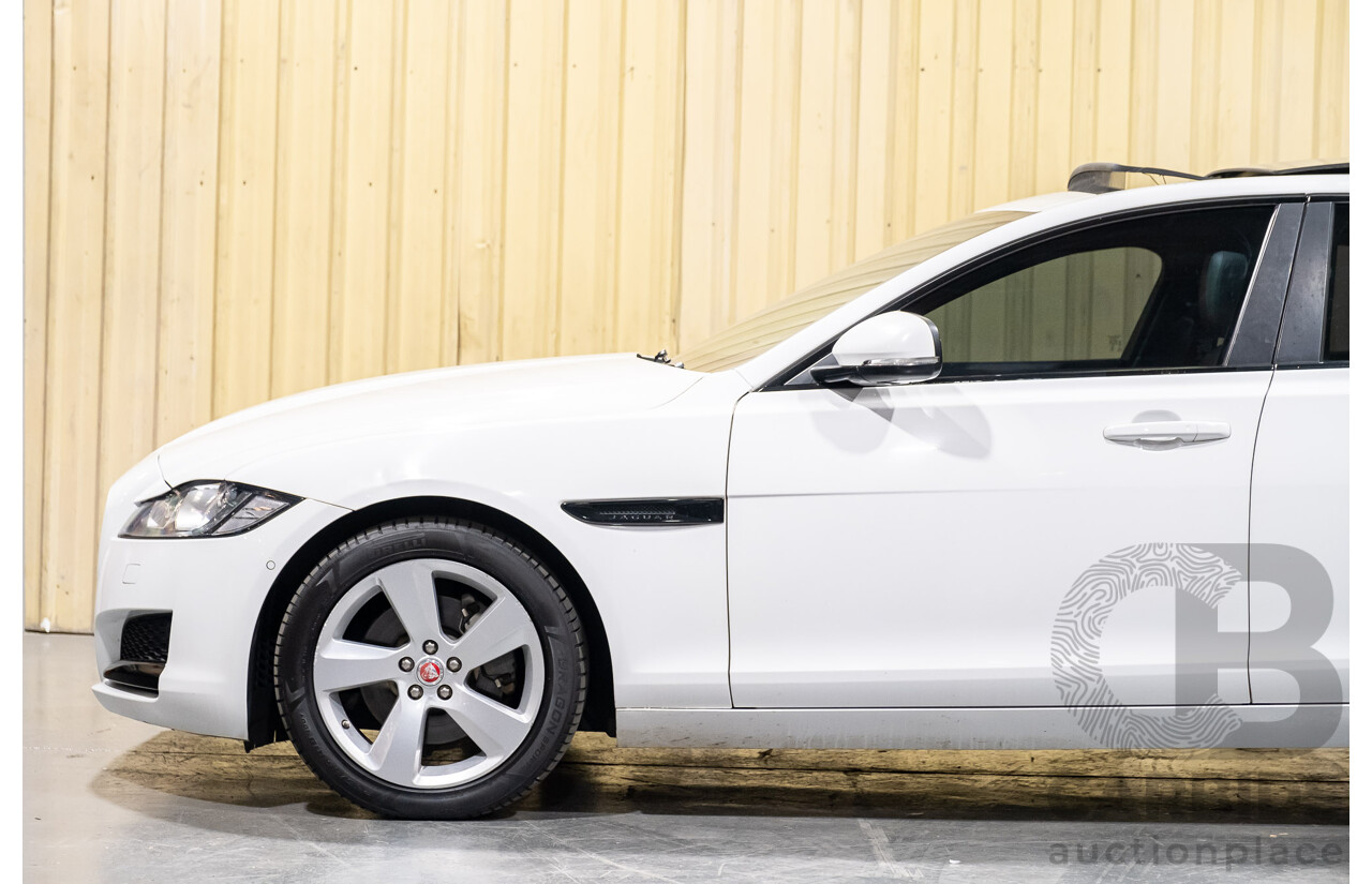 3/2016 Jaguar XF X260 Sedan - White - 2016